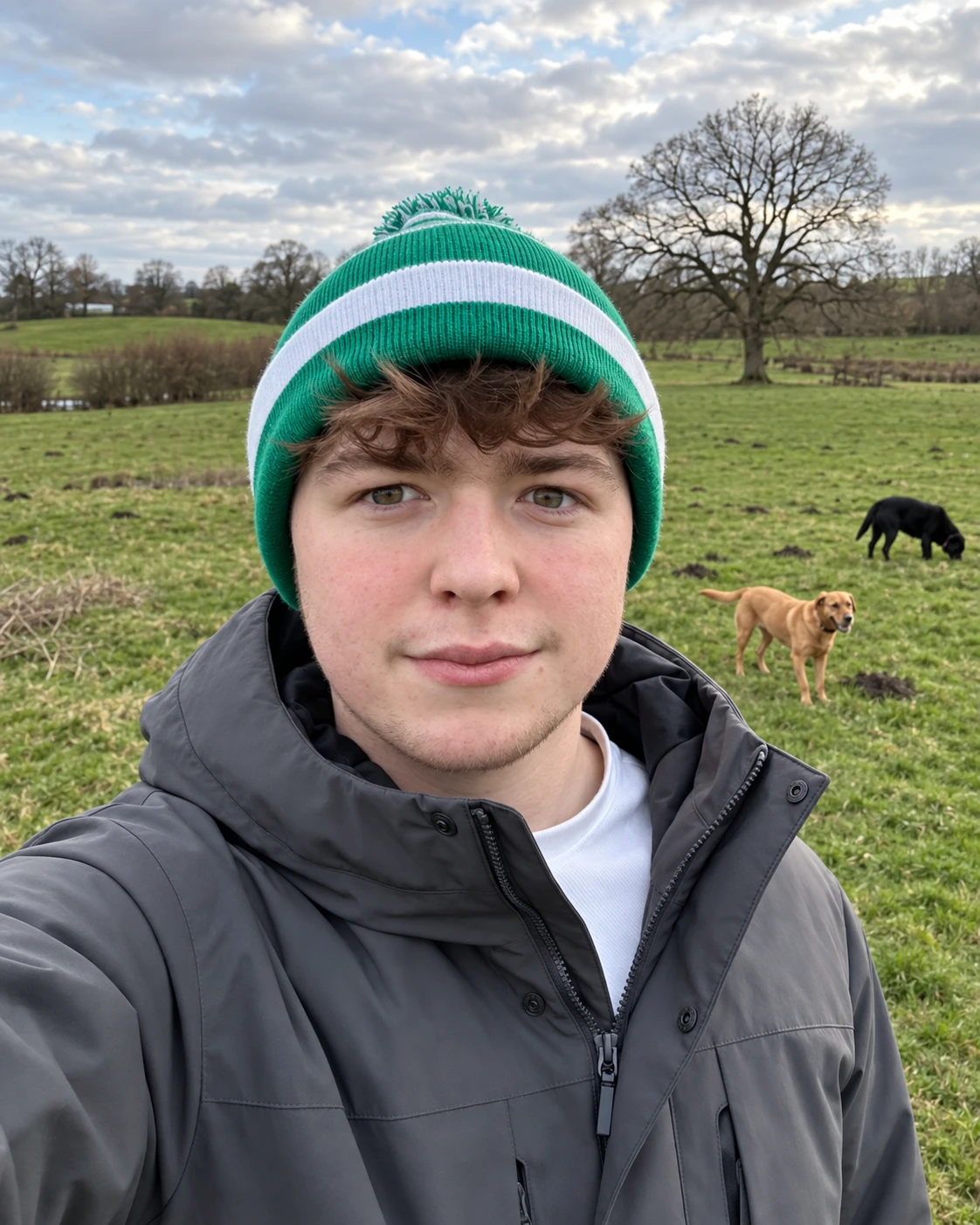 Finley Stephenson, founder of Expanza, on a countryside walk